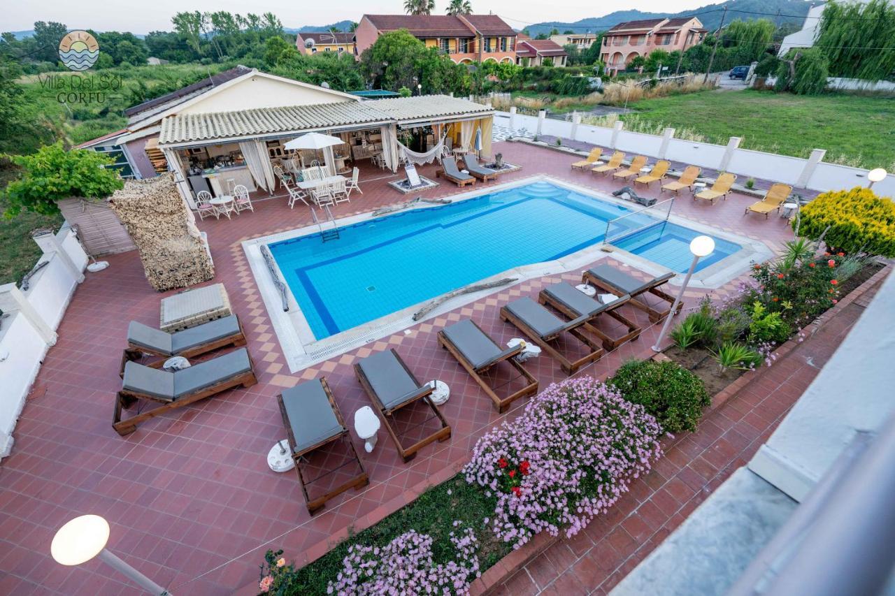 Sidárion Villa Del Sol Corfu المظهر الخارجي الصورة