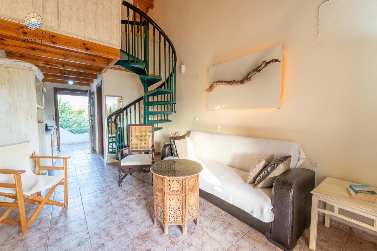 Sidárion Villa Del Sol Corfu المظهر الخارجي الصورة