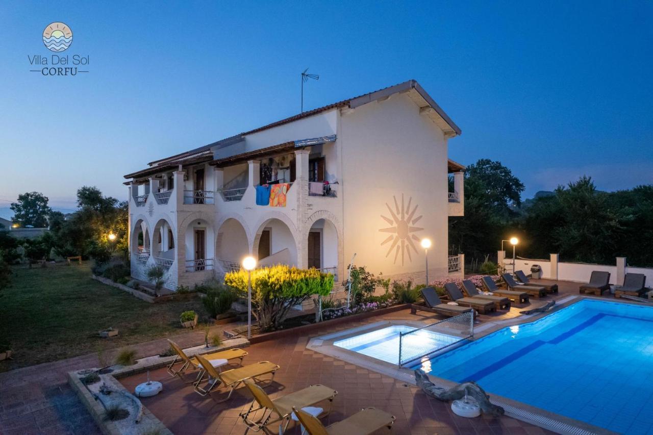 Sidárion Villa Del Sol Corfu المظهر الخارجي الصورة