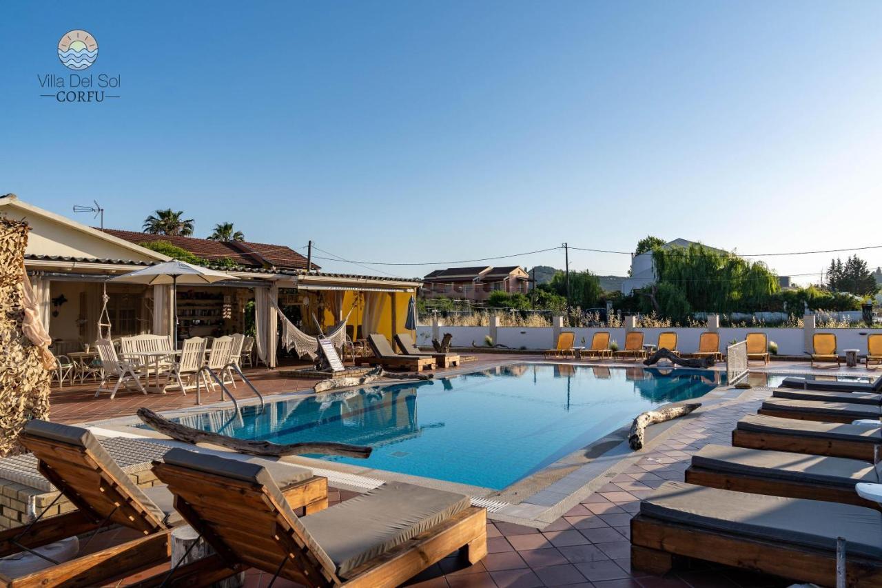 Sidárion Villa Del Sol Corfu المظهر الخارجي الصورة