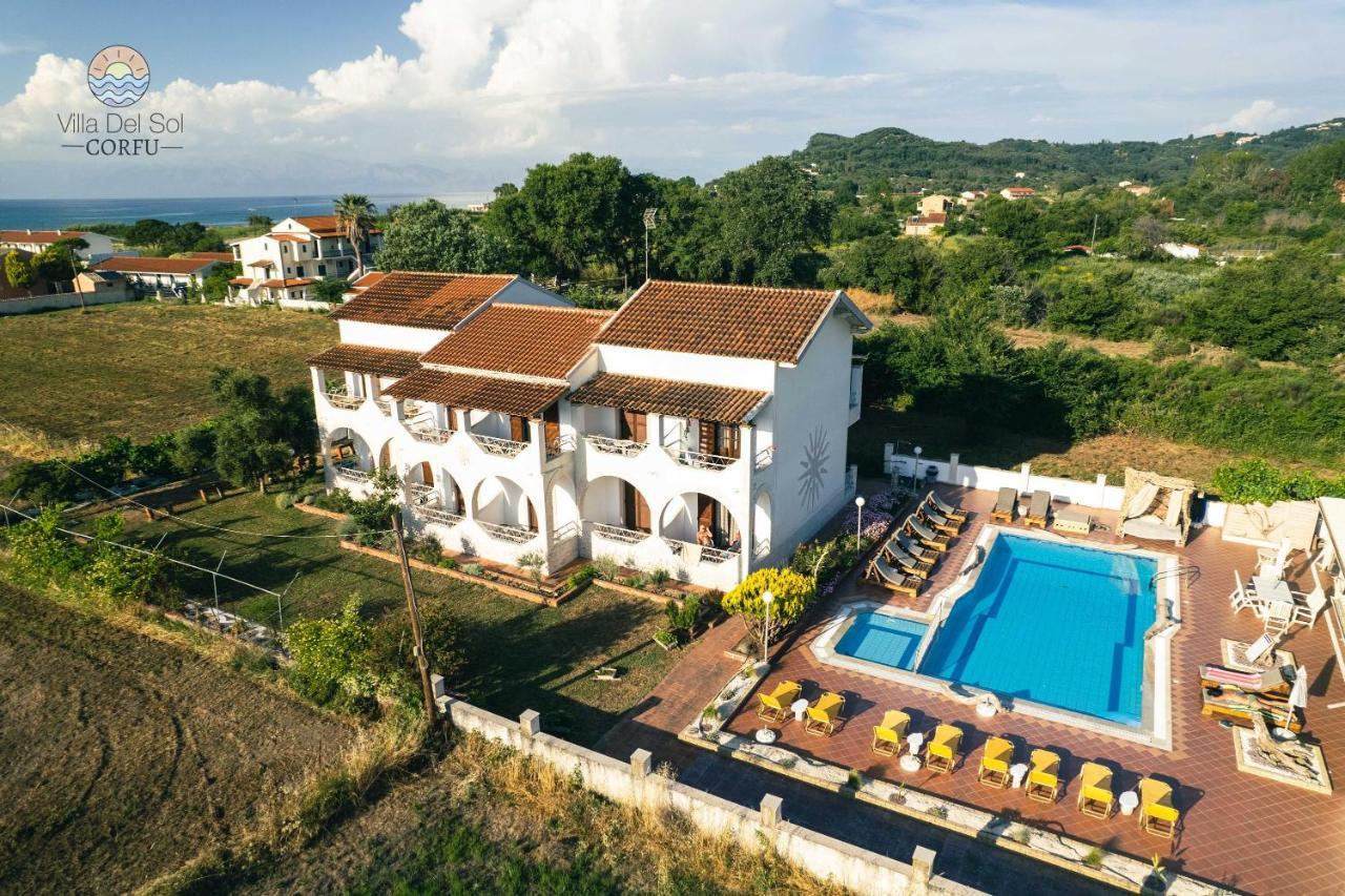 Sidárion Villa Del Sol Corfu المظهر الخارجي الصورة