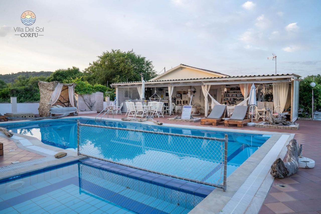Sidárion Villa Del Sol Corfu المظهر الخارجي الصورة