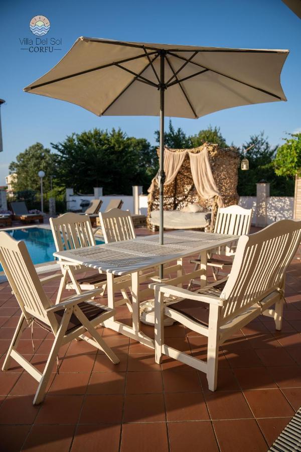 Sidárion Villa Del Sol Corfu المظهر الخارجي الصورة