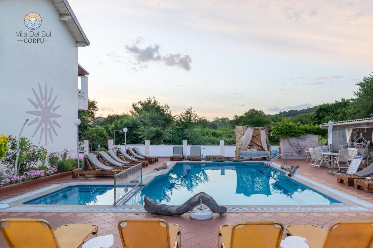 Sidárion Villa Del Sol Corfu المظهر الخارجي الصورة
