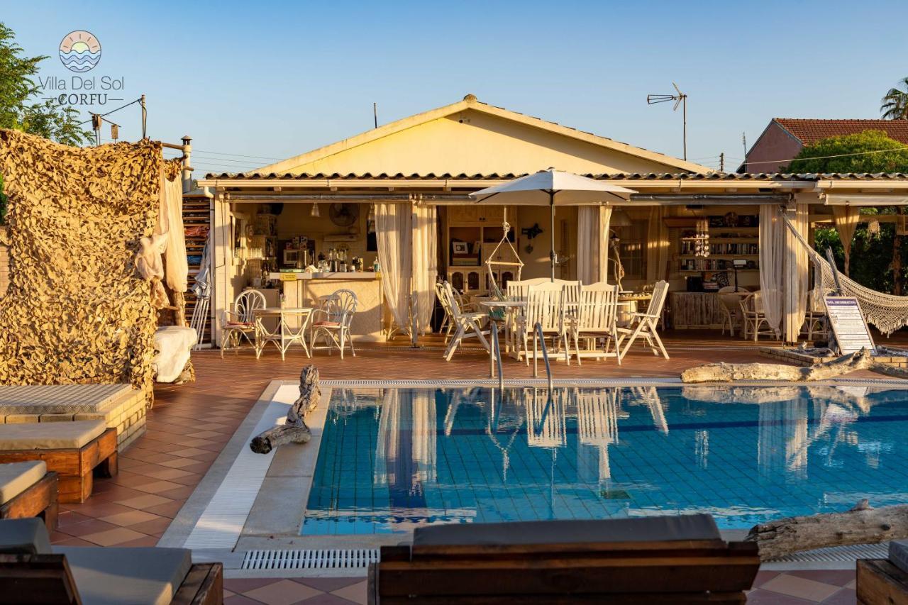 Sidárion Villa Del Sol Corfu المظهر الخارجي الصورة