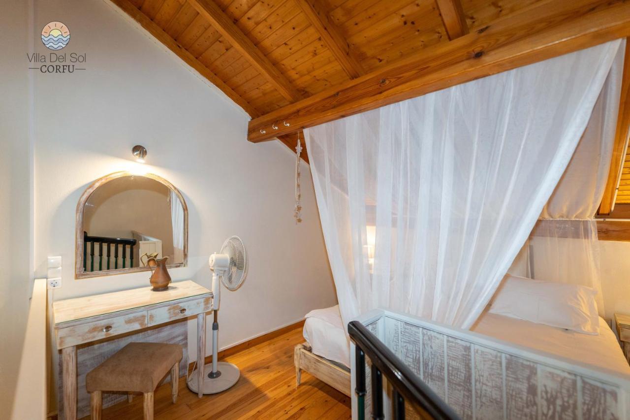 Sidárion Villa Del Sol Corfu المظهر الخارجي الصورة