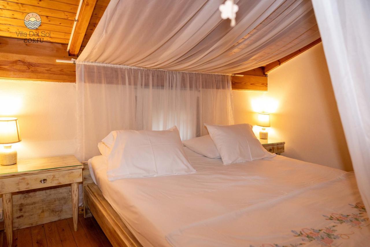 Sidárion Villa Del Sol Corfu المظهر الخارجي الصورة